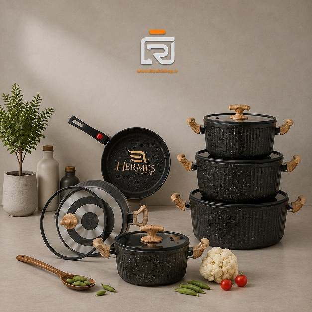 اِویز سرویس قابلمه ۱۱ پارچه هرمس